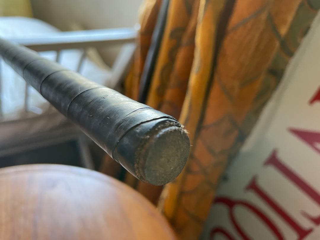 アンティーク　木製　ゴルフ　クラブ　ヒッコリー　アイアン　C　100年　アメリカ