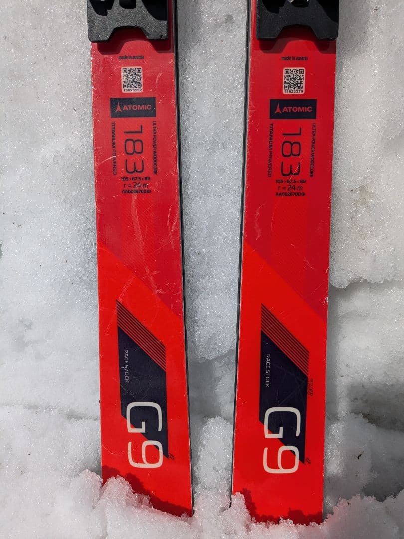 アトミック レッドスター G9 RS スキー 183cm