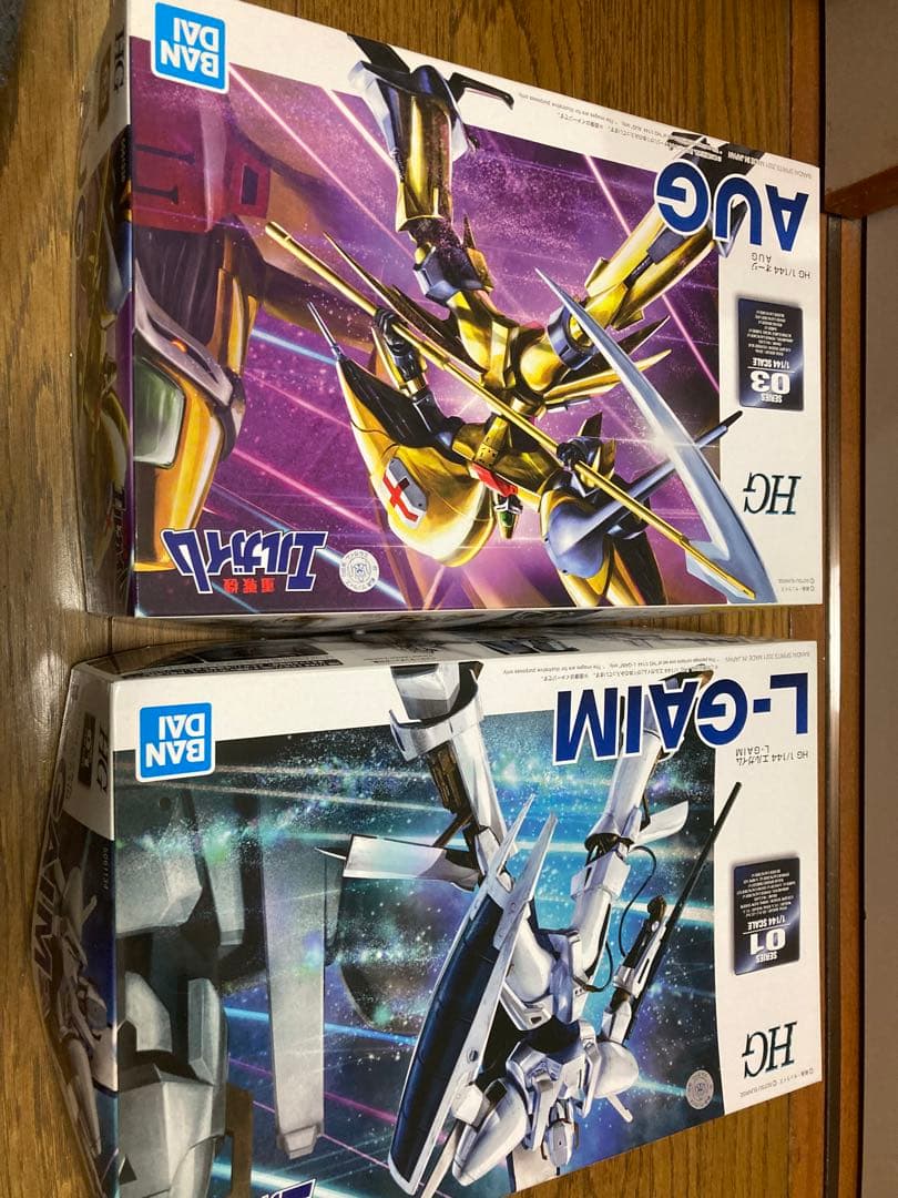 HG 1/144 エルガイム　オージ　AUG & L-Gaim プラモデルセット