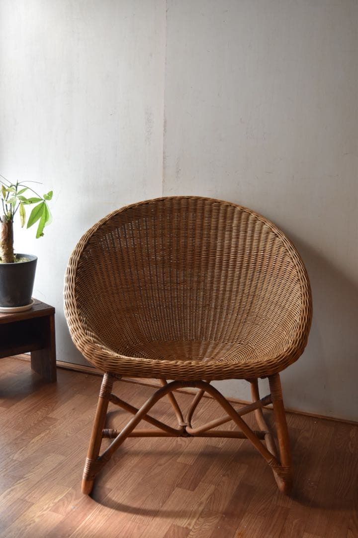 1人掛けソファ Old Rattan Chair