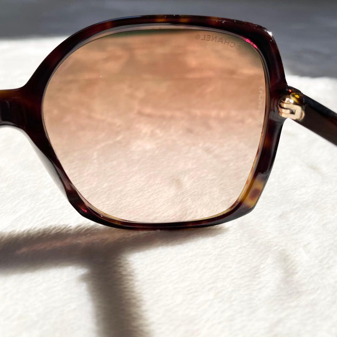 CHANEL ココマーク 5204-A ケース付き サングラス べっ甲柄