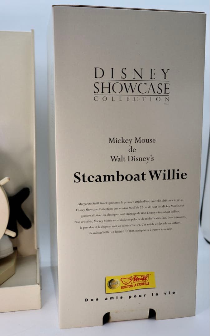 Steamboat Willie ミッキーマウス STEIFFぬいぐるみ
