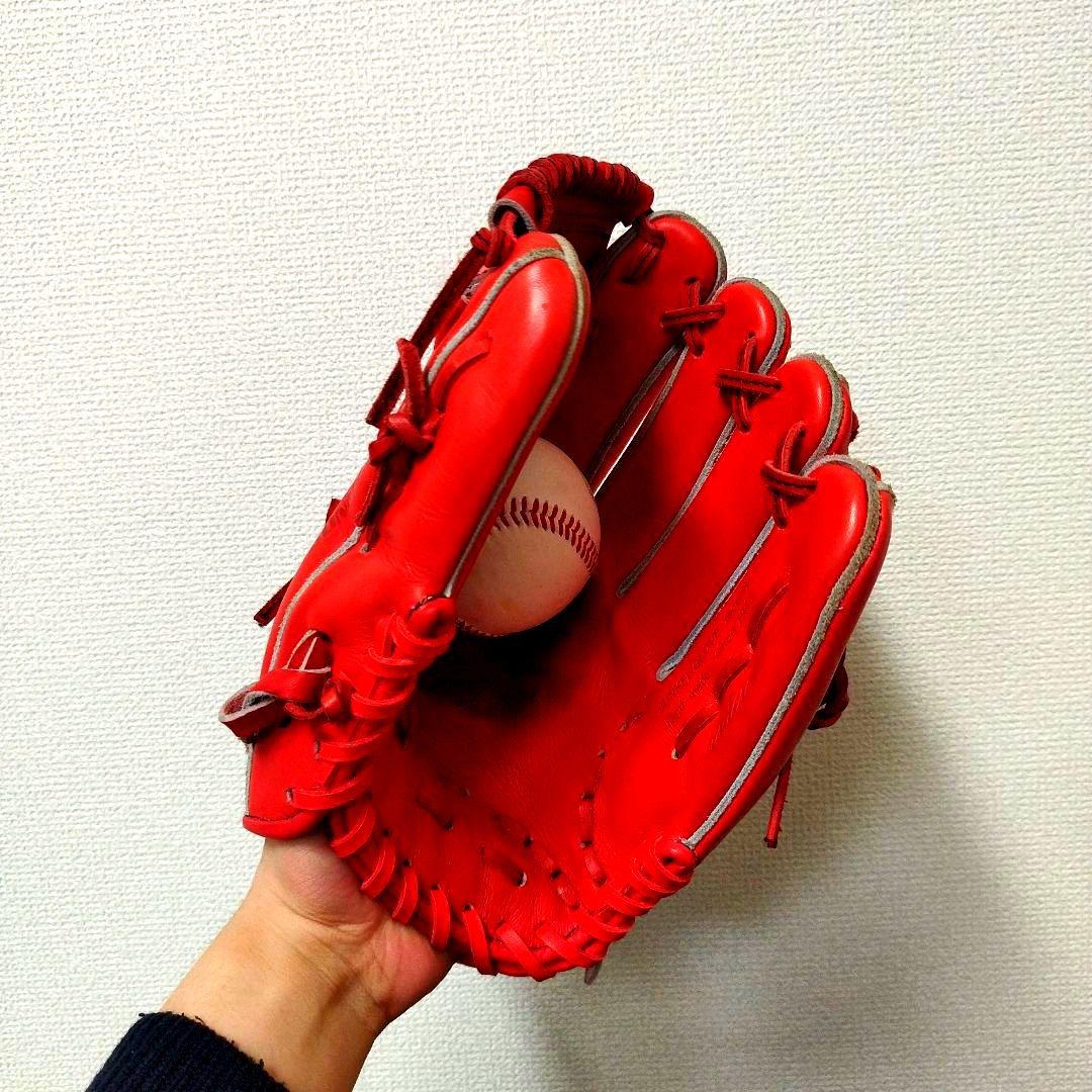 047 ジュンケイ 極美品 硬式 投手用グローブ