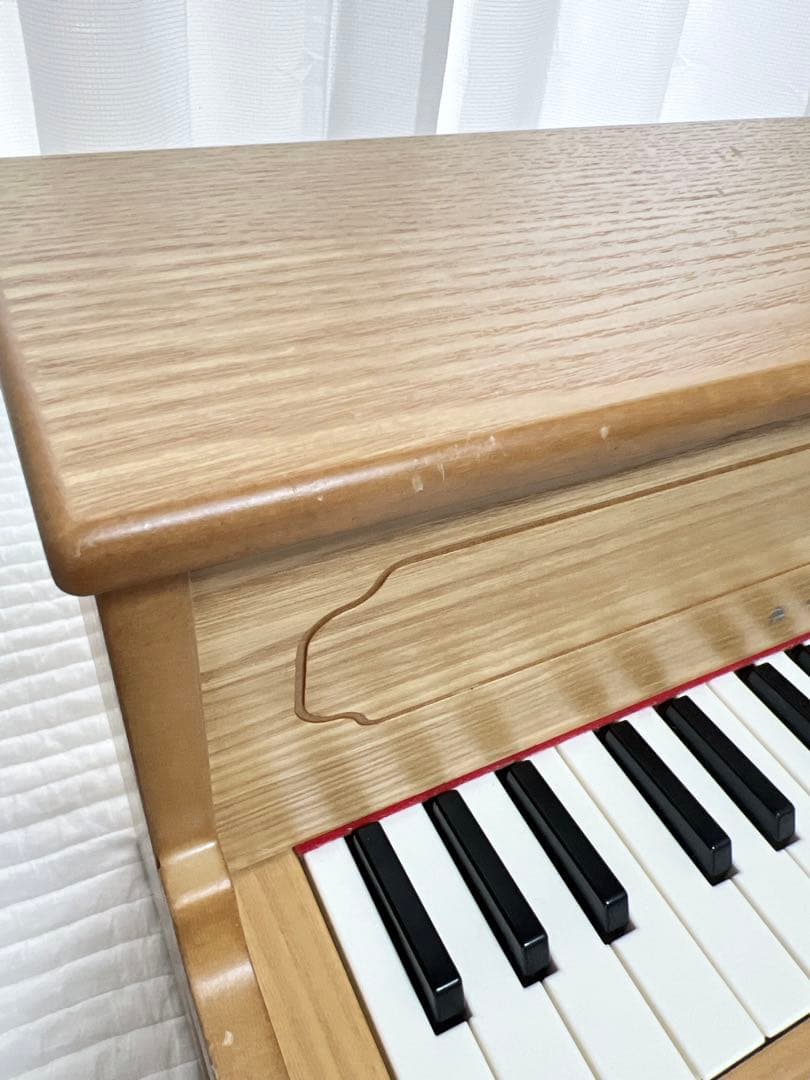 美品★KAWAI☆アップライト ミニピアノ ナチュラル おもちゃピアノ