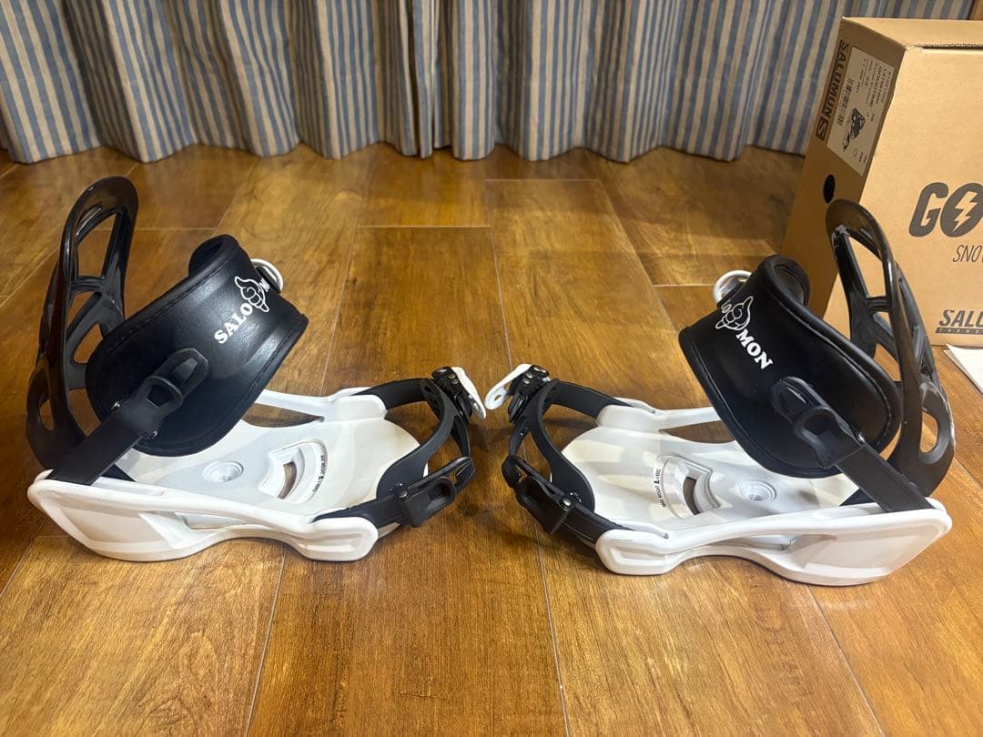 SALOMON キッズ22cm スノーボード ブーツ・バインディング ２点セット