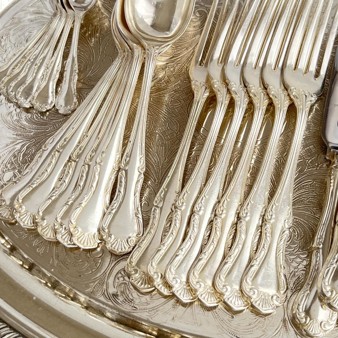 【Mappin&Webb】 マッピンアンドウェッブ デザートセット 6名用24本