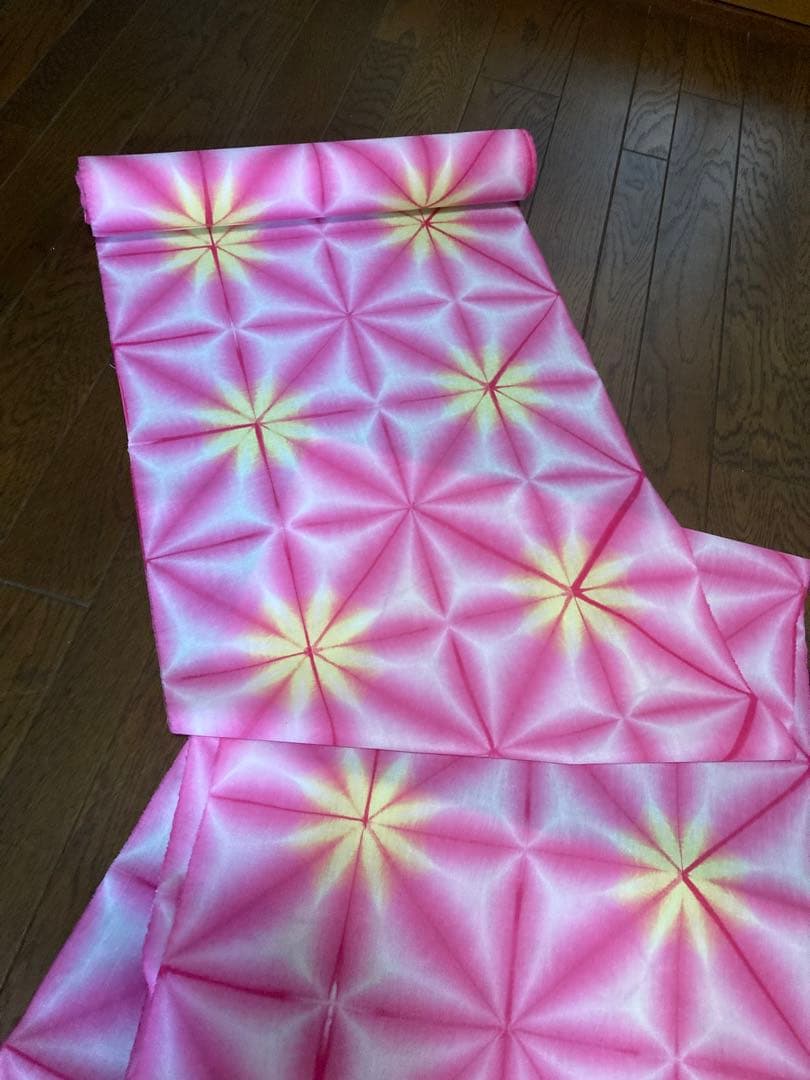 雪花絞り　反物