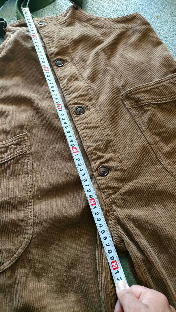 go hemp コーデュロイ オーバーオール