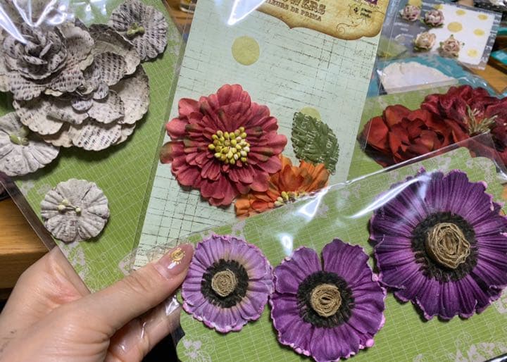 prima スクラップブッキング フラワーセット