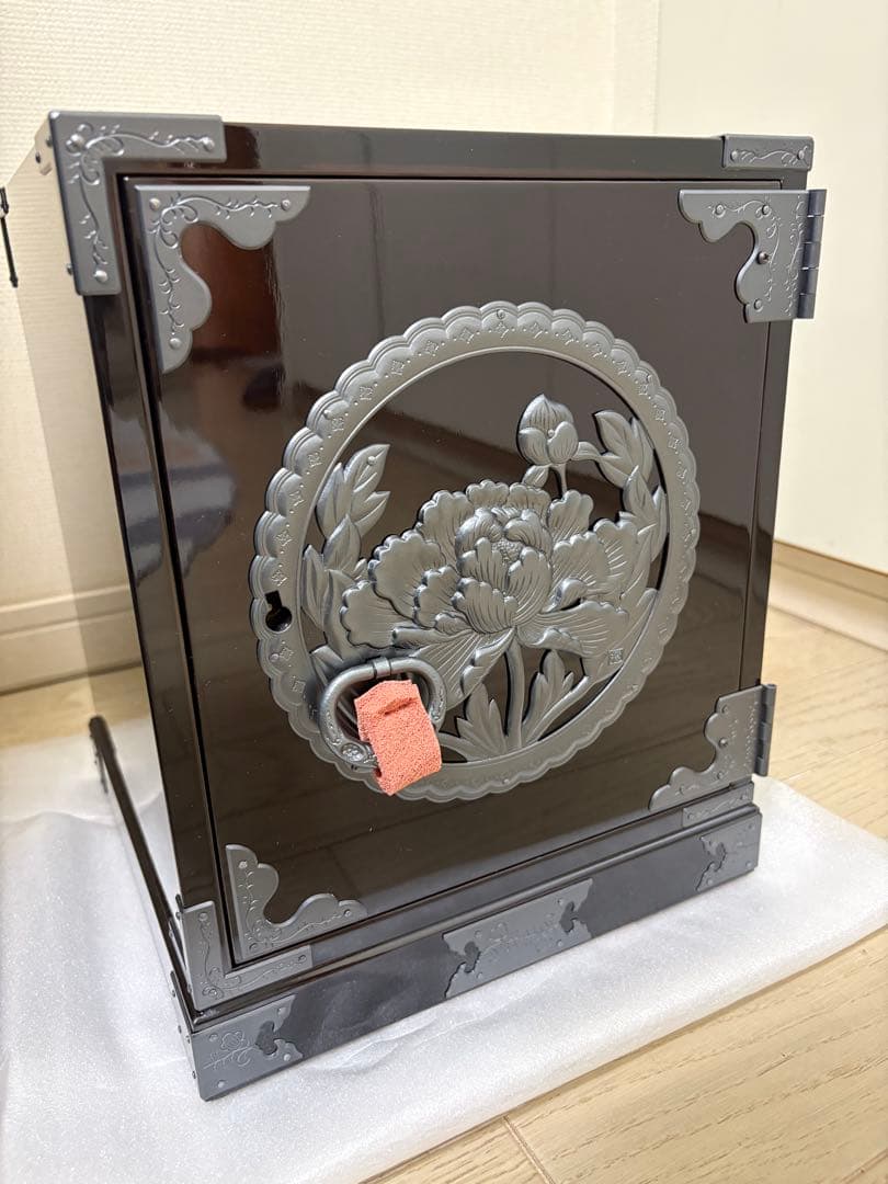 期間限定！　新品未使用　仙台箪笥 牡丹金具 欅産業 船箪笥 小タンス 漆塗り