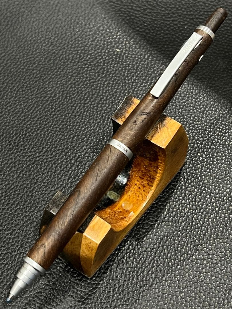 まさみつ　S20ボールペン 神代欅+ノックボタン