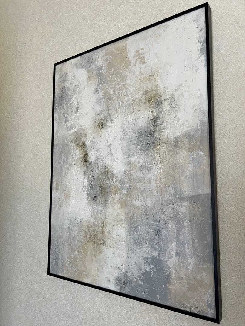 原画/額装済み/和風/禅/絵画/アート/抽象画/ニュアンス/モダン/海外/金運/