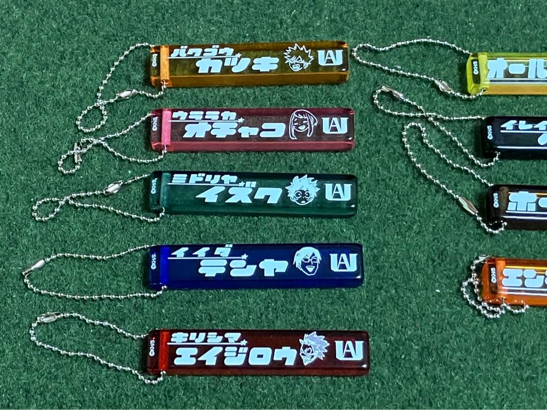 ヒロアカ　アクリルスティックキーホルダー