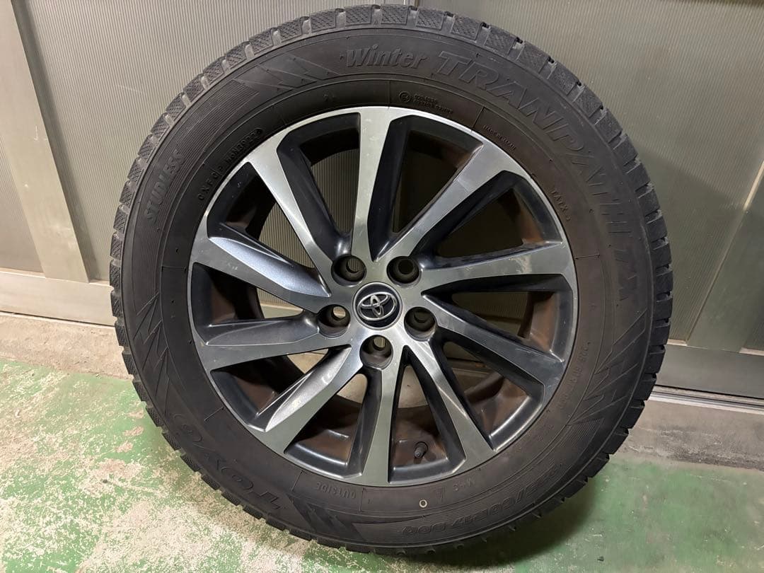年末価格 トヨタ純正ホイール17インチスタットレスタイヤ30ヴェル、アルファード