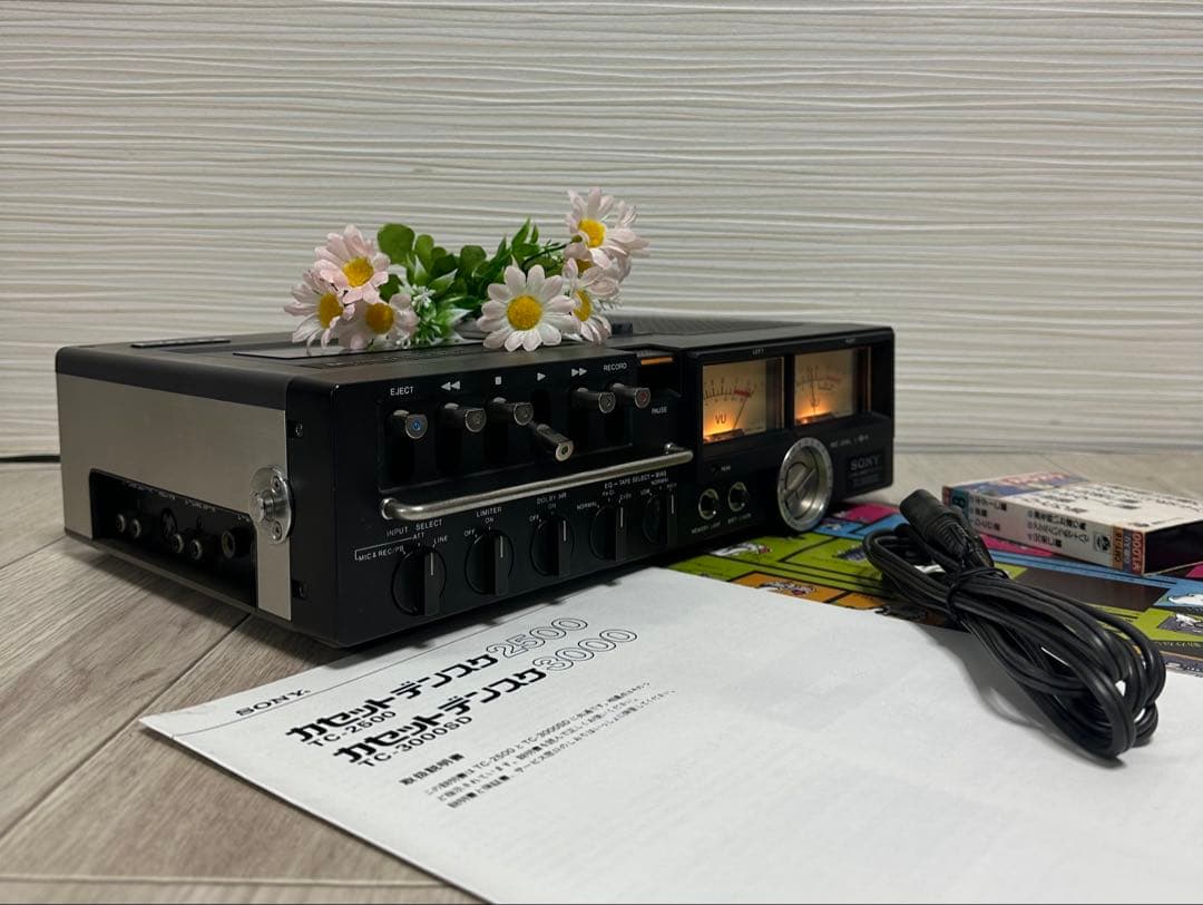 美品！希少品 SONYソニー TC-3000 SD カセット中古品 動作品