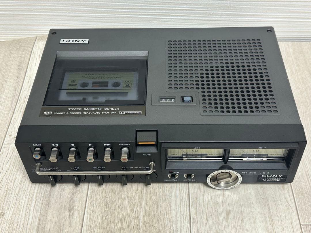 美品！希少品 SONYソニー TC-3000 SD カセット中古品 動作品