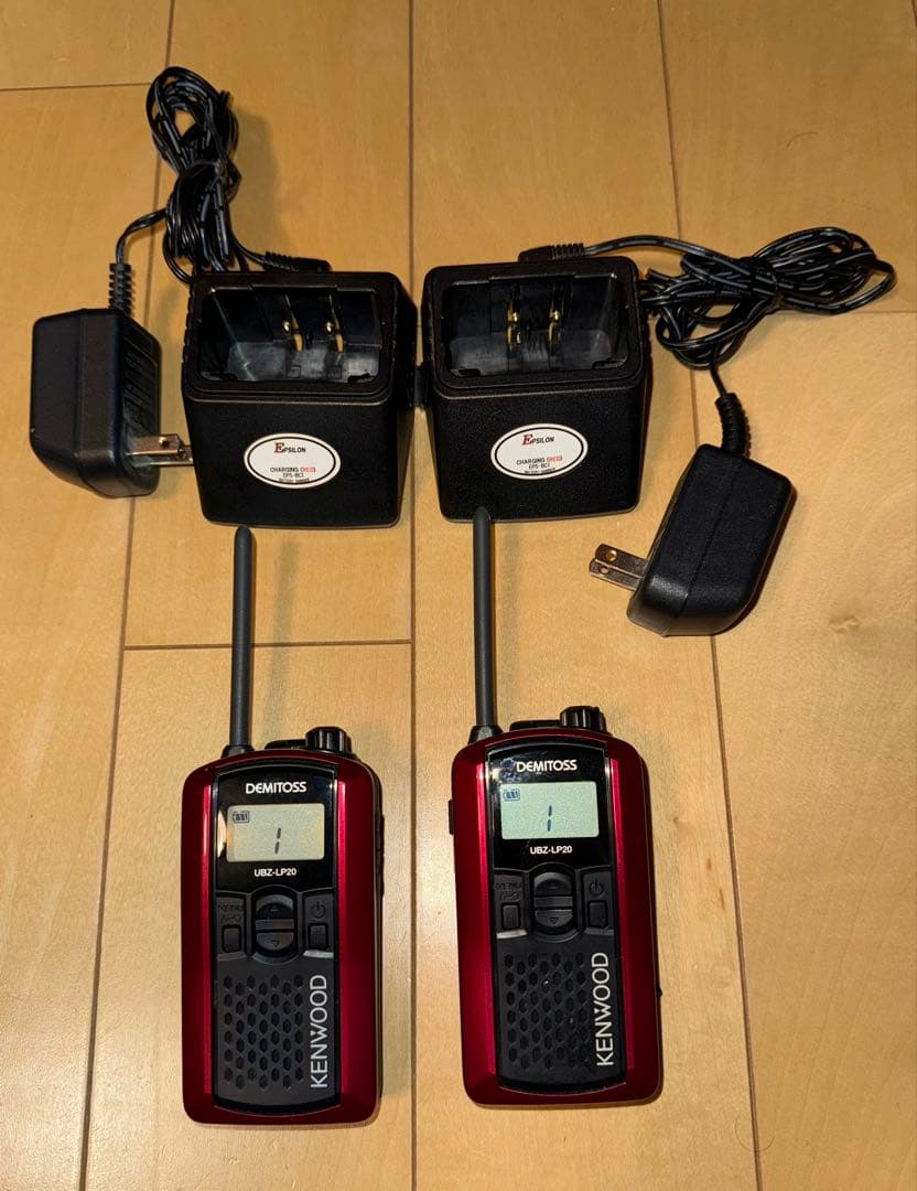 KENWOOD UBZーLP20 トランシーバー 2台セット