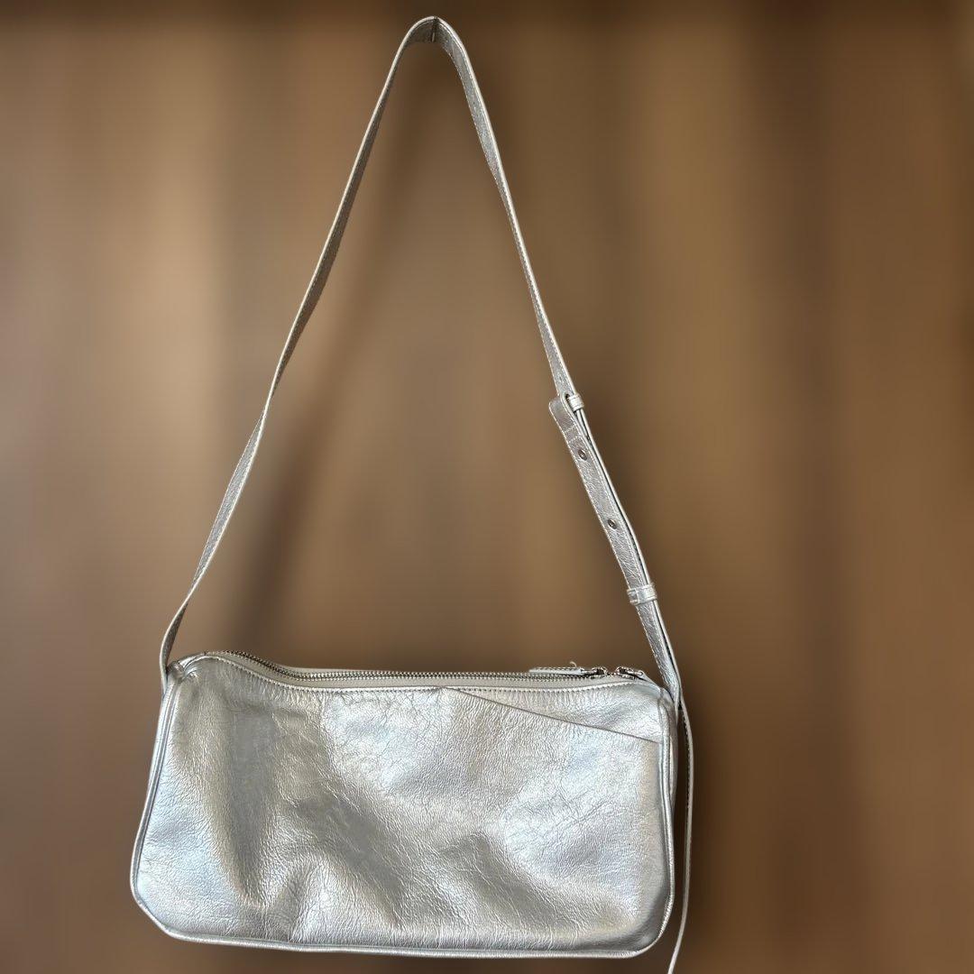 ear PAPILLONNER シルバー ミニスワローマチショルダーバッグ