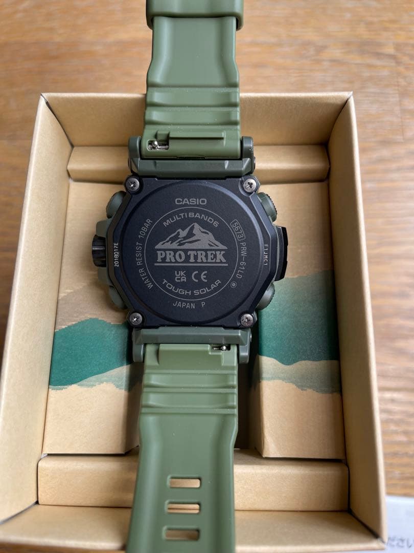 ヒナ吉 CASIOプロトレックPRW-61LD-3JF 10気圧防水