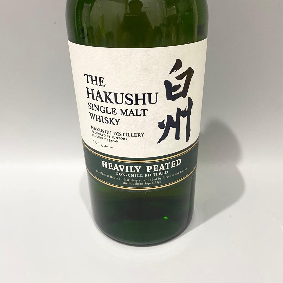 未開封 白州 ヘビリーピーテッド サントリー シングルモルトウイスキー