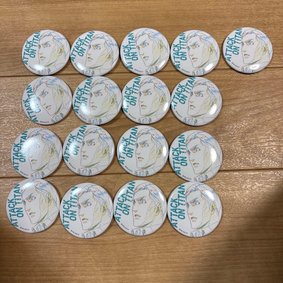 進撃の巨人　WIT STUDIO 　key:prime　缶バッジエルヴィンx17