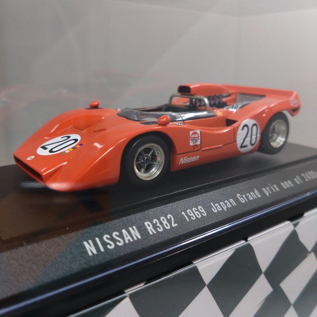 【美品】1/43 エブロ ニッサン 1969 予選pole / 決勝2nd