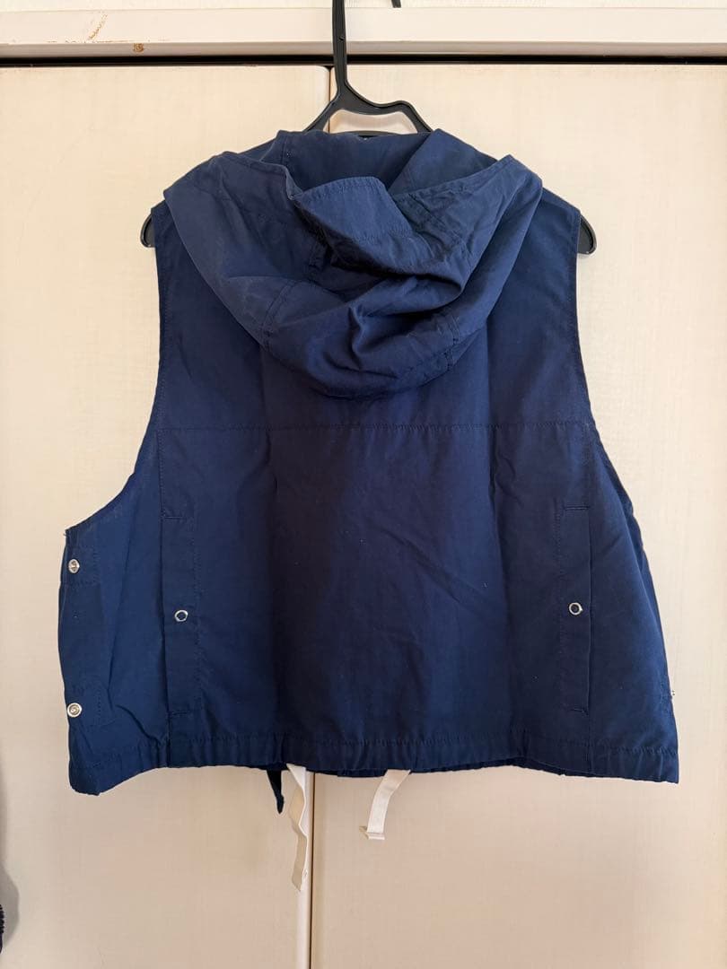 ENGINEERED GARMENTS フード付きベスト M ネイビー