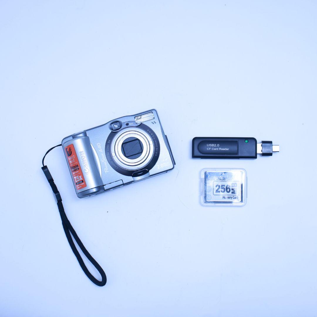 スマホ転送可 Canon デジタルカメラ PowerShot A40 メモリー付