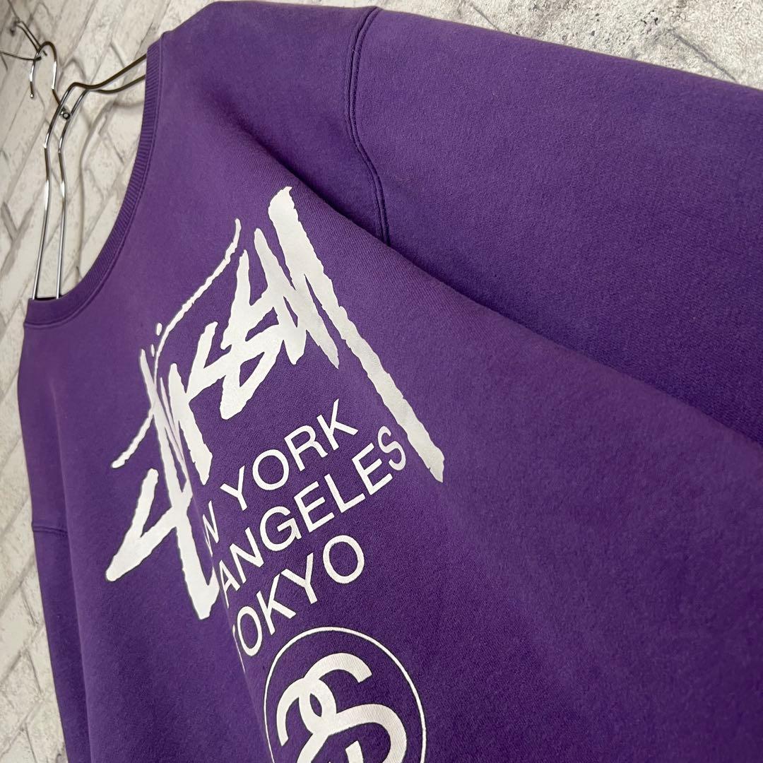 ラビット様　 【希少カラー】STUSSY ステューシー スウェット XL