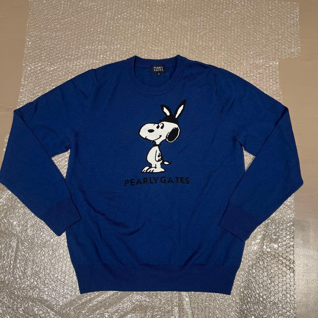 【美品】パーリーゲイツ×PEANUTS セーター スヌーピー 6 XL LL希少