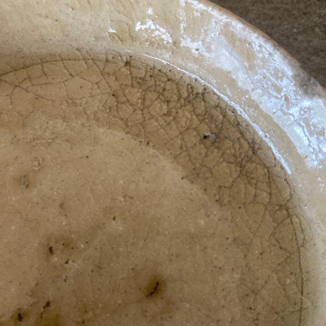 山茶碗　美濃　白瓷　灰釉　古窯　古陶　古美術　埋蔵文化財　発掘　出土　骨董　陶器