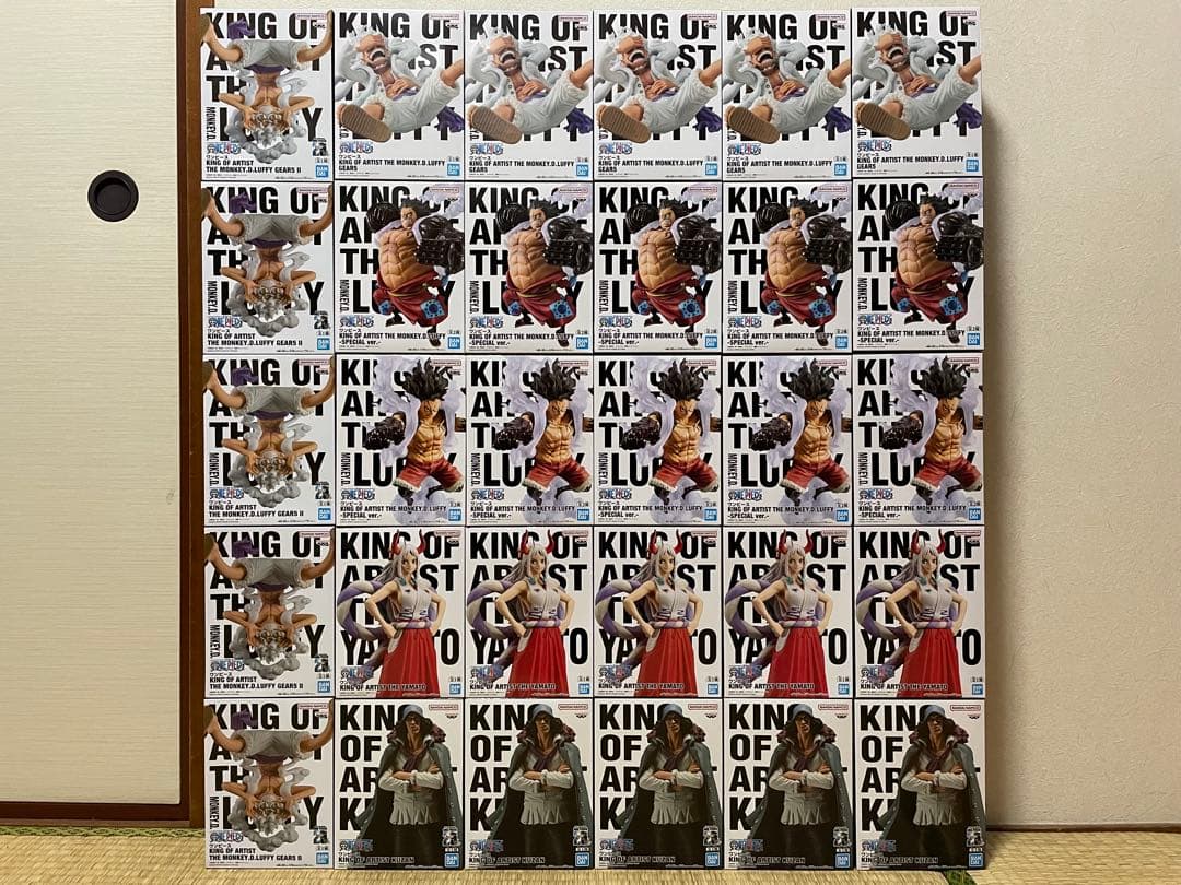 ワンピース フィギュア KING OF ARTIST ニカ ルフィ30個