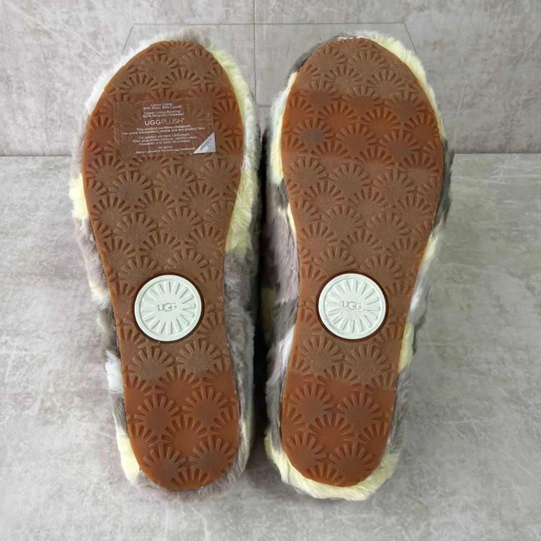 ⭐️未使用⭐️UGG アグ フラッフイヤー スライド サンダル 25cm カモフラ柄