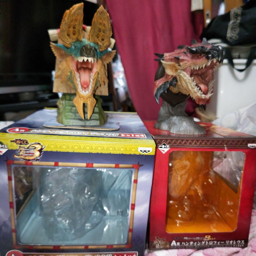 モンスターハンター ハンティングトロフィー　ジンオウガ&リオレウス　一番くじ