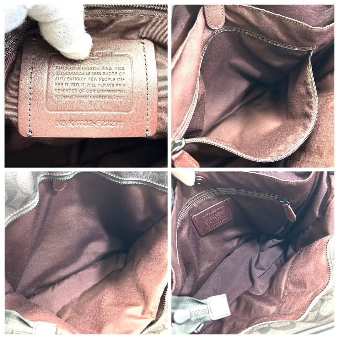 COACH コーチ　ビジネスバッグ　トートバッグ　2way シグネチャー　黒