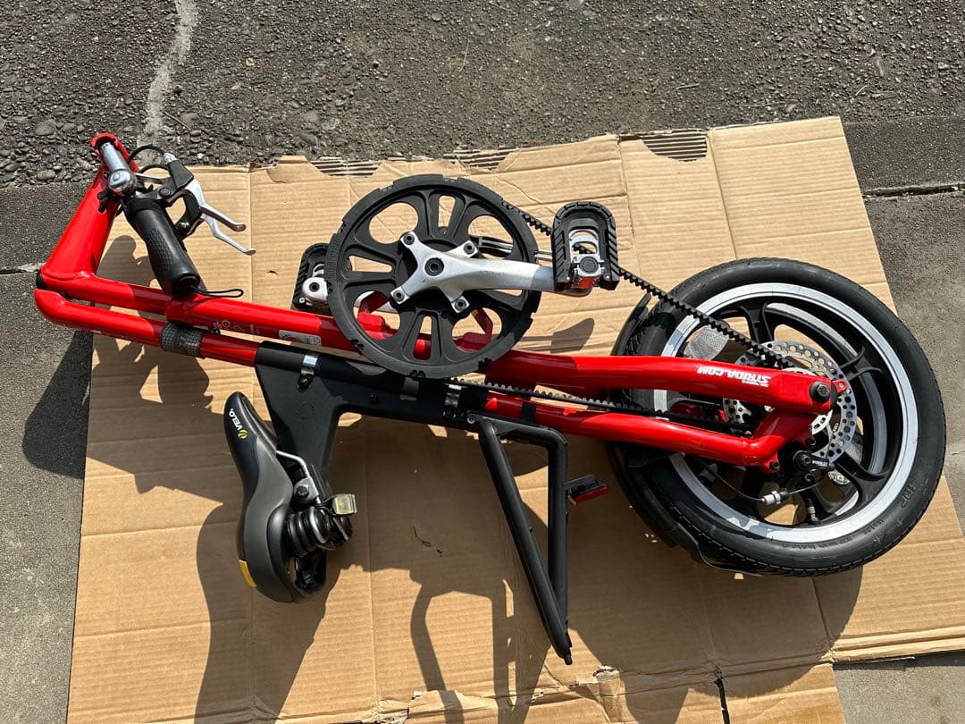 折りたたみ自転車 ストライダ 「STRiDA LT」 レッド 16インチ
