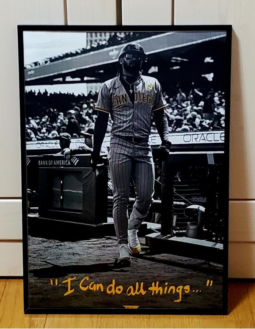 ごるご パドレス タティスJr A3ポスターフレーム付き⑤&A4セット