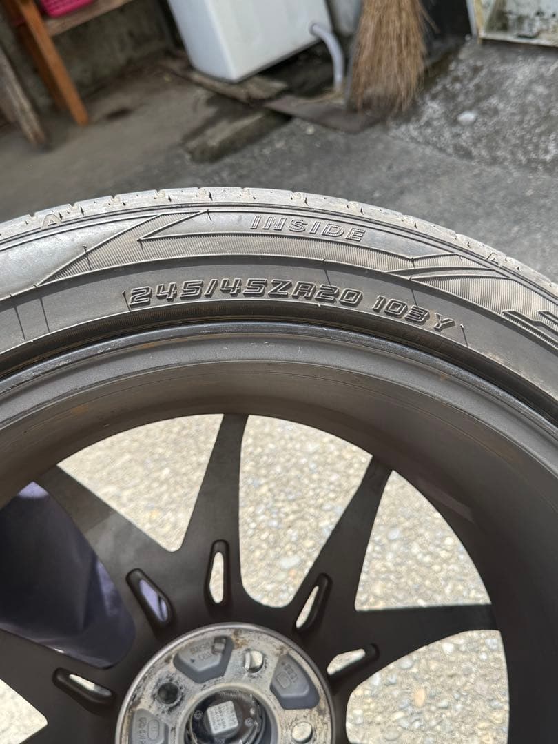 20インチ ホイールセット 245/45ZR20 RAYS