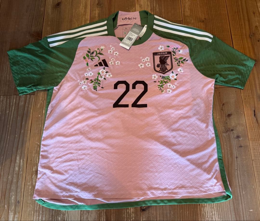 サッカー　日本代表　ユニフォーム　桜餅　クンデ着用　nigo 限定　激レア