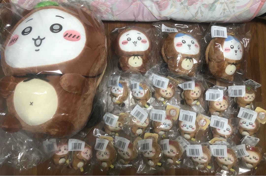 【新品未開封】ちいかわくじ たぬきだもんくじ A、B、C賞セット