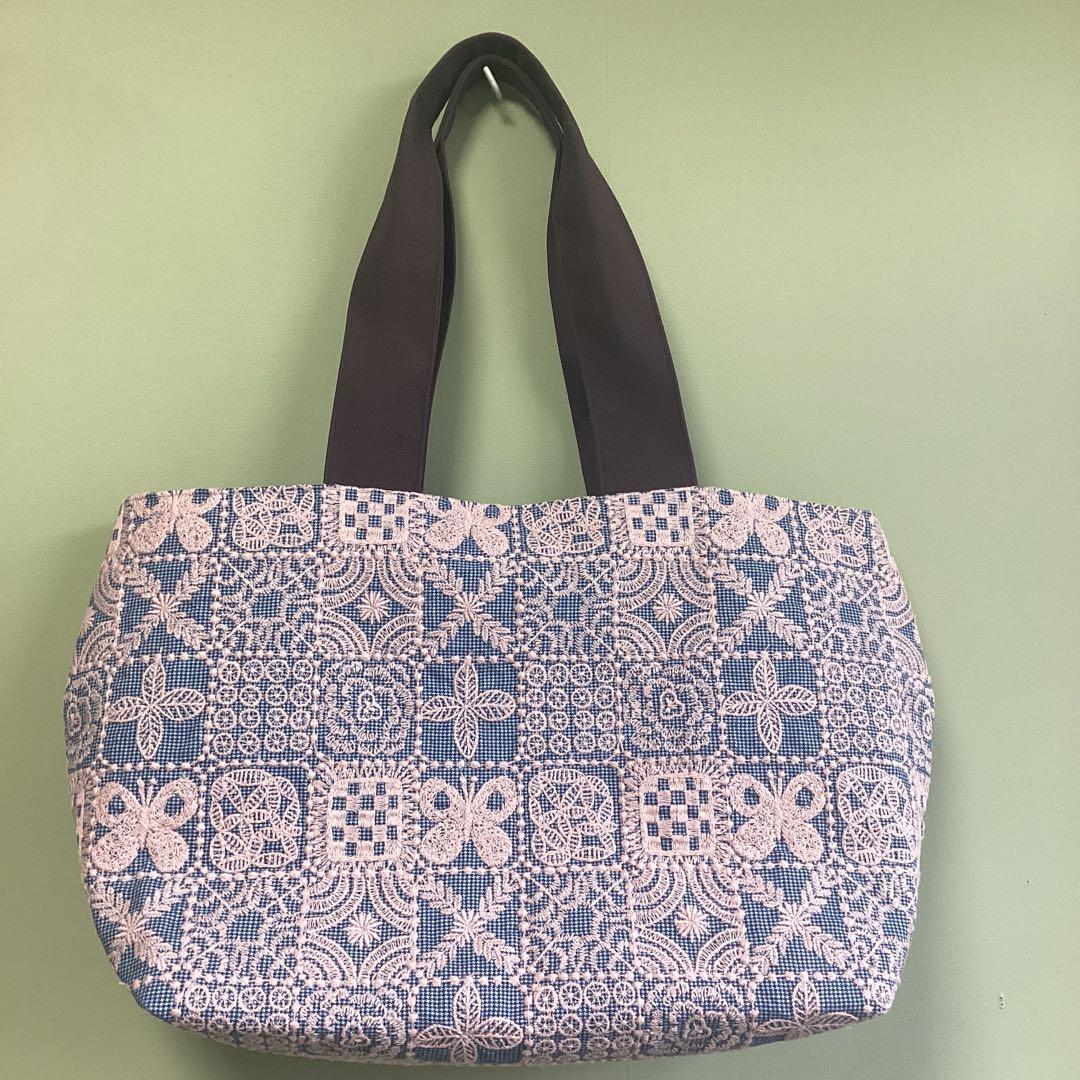 アップル17です！ミナペルホネン大きめトートバッグハンドメイド