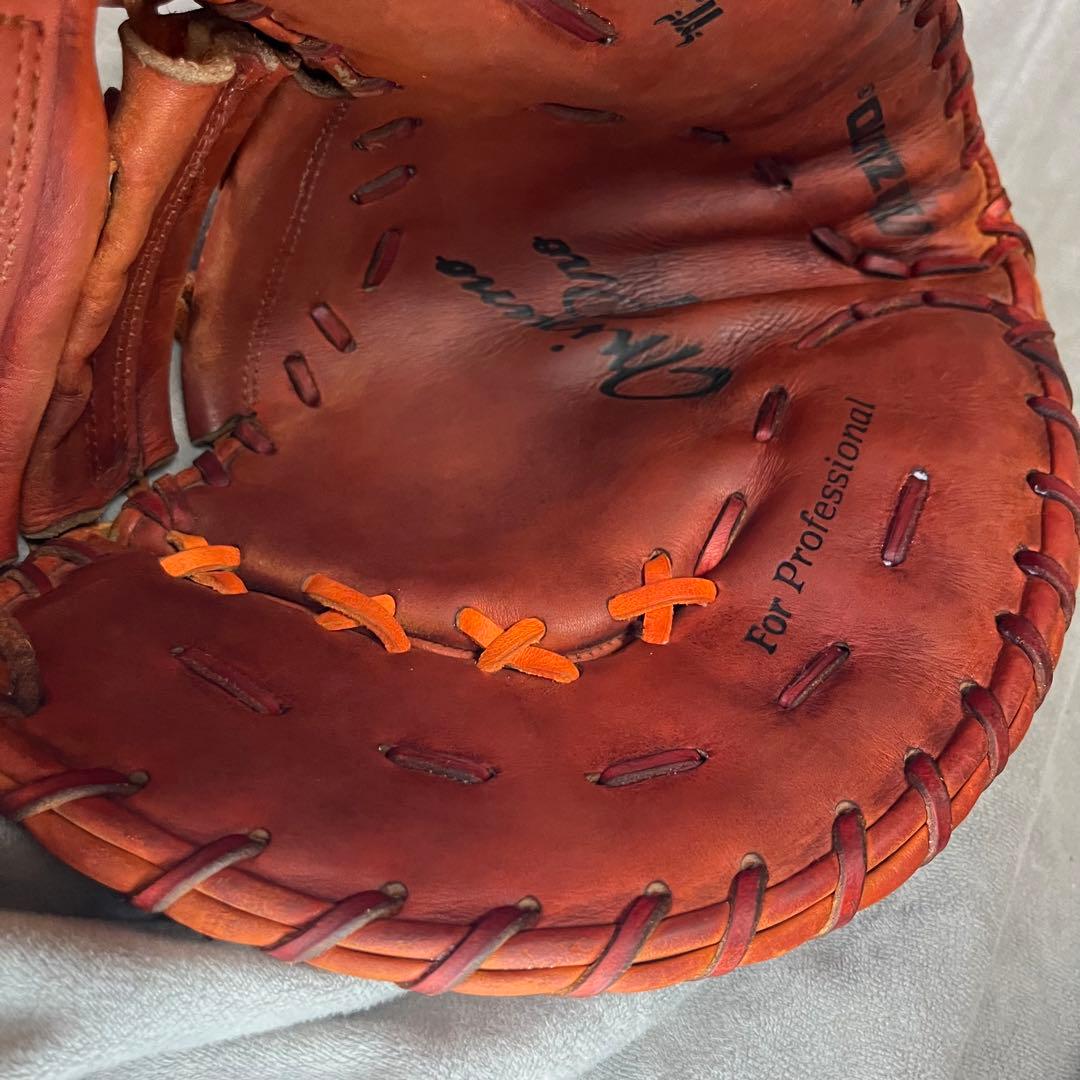 プロ支給品　ミズノプロ　硬式ファーストミット　ヨーロピアンキップレザー　Mマーク