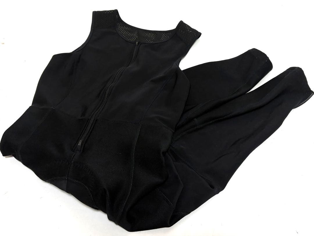 パールイズミ ウィンドブレークビブタイツ T6000-3DサイクルウェアLサイズ