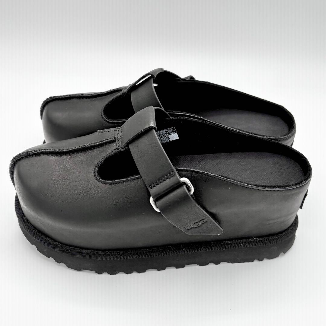 ✨極美品✨ UGG アグ サボ ミュール ブラック 本革 24 m