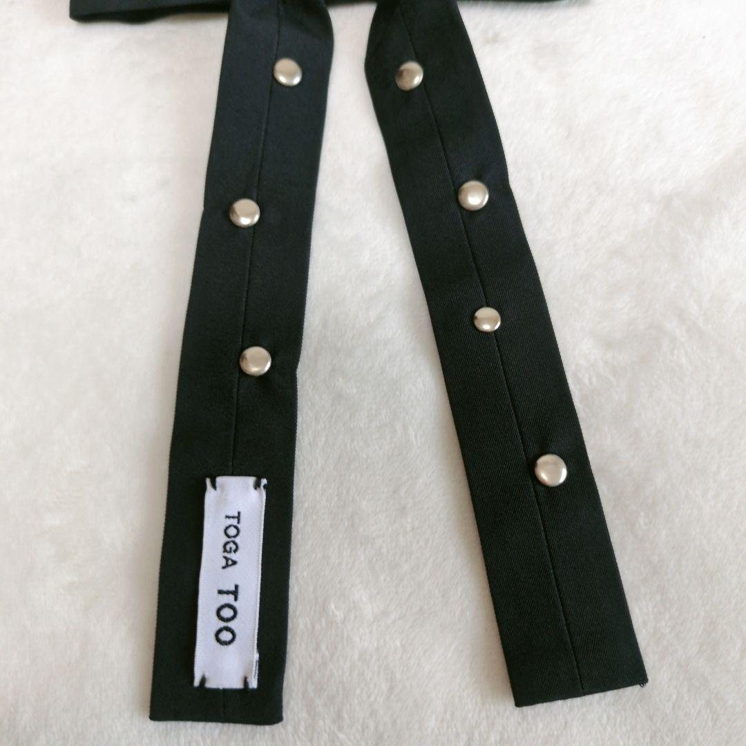 TOGA TOOトーガトゥ　メタルコンチョリボンタイ　TAKUYA着用　ブラック