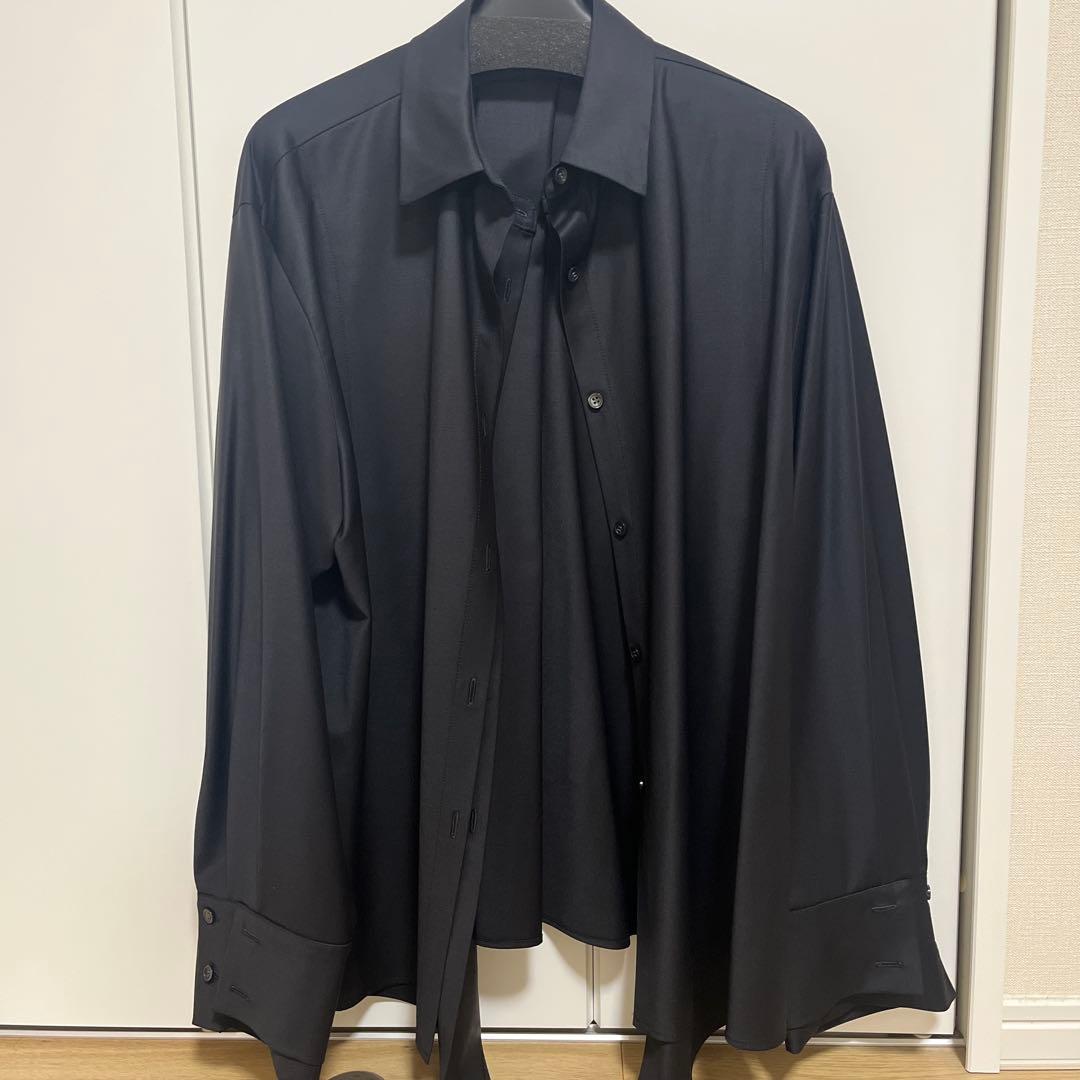 トップス deres double layered shirt jacket 12th