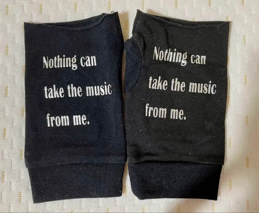 開封済み 未使用品 UVERworld グローブ シルバー