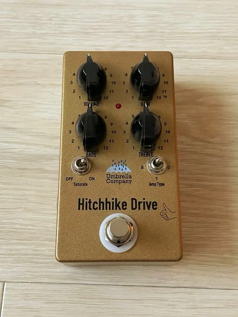 Hitchhike Drive エフェクター ゴールド ニールヤング