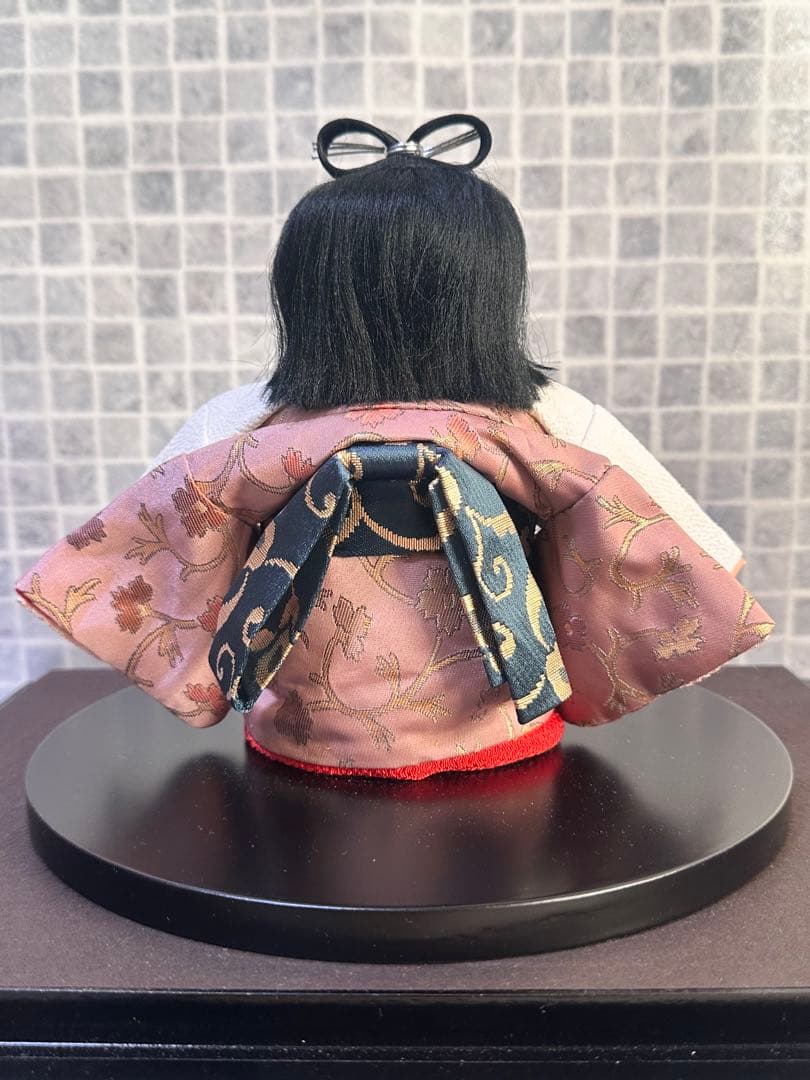 日本人形 市松人形 御所 雅 幸一光作 ガラスケース入り 美品☆