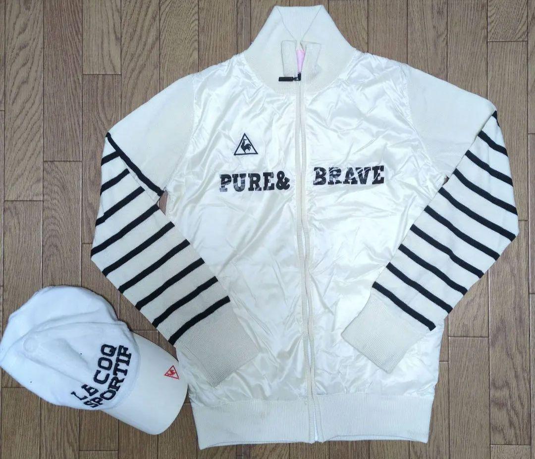 Le Coq Sportif ゴルフウェア 黒×白 コーデセット／サイズ7（S）